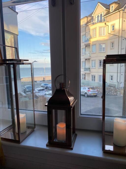Luxury Modern 1Bed Sea View Apartment Rhôs-on-Sea Екстериор снимка